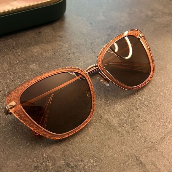 NWT Kate Spade 53Mm cat eye sunglasses pink main image 5